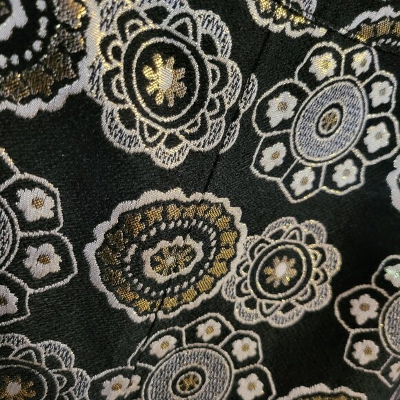 NWOT RARE FRANCES VALENTINE LUCY PANT GOLD METALLIC SZ 8 - Picture 4 of 7